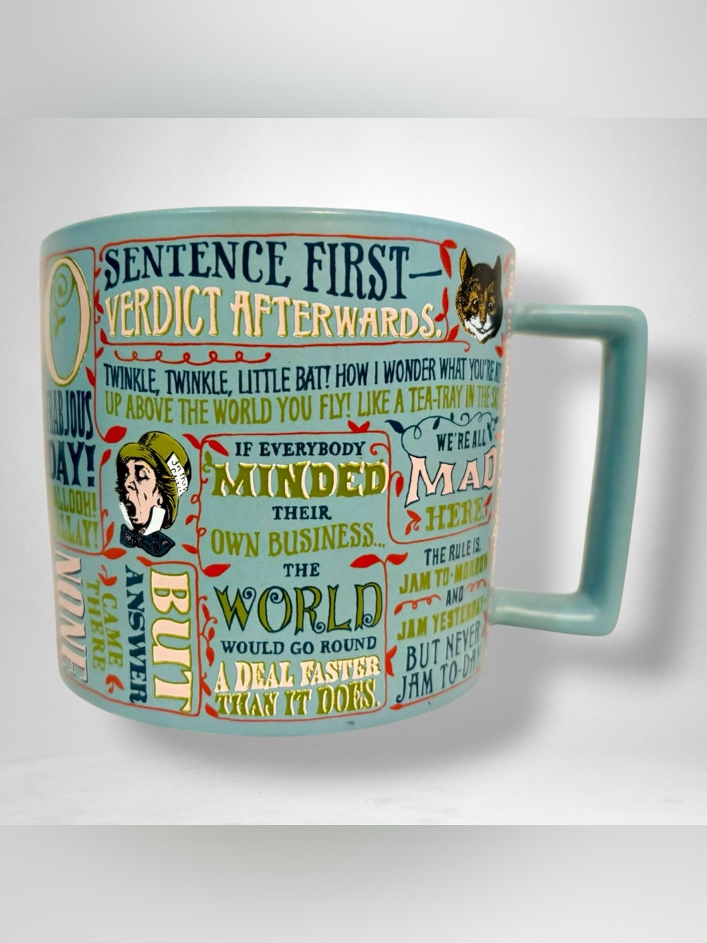 Alice In Wonderland Mug Lewis Carroll The Unemployed Philosophers Guild 2016